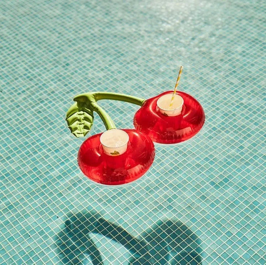 Inflatable Cherry Pool Drink Holder