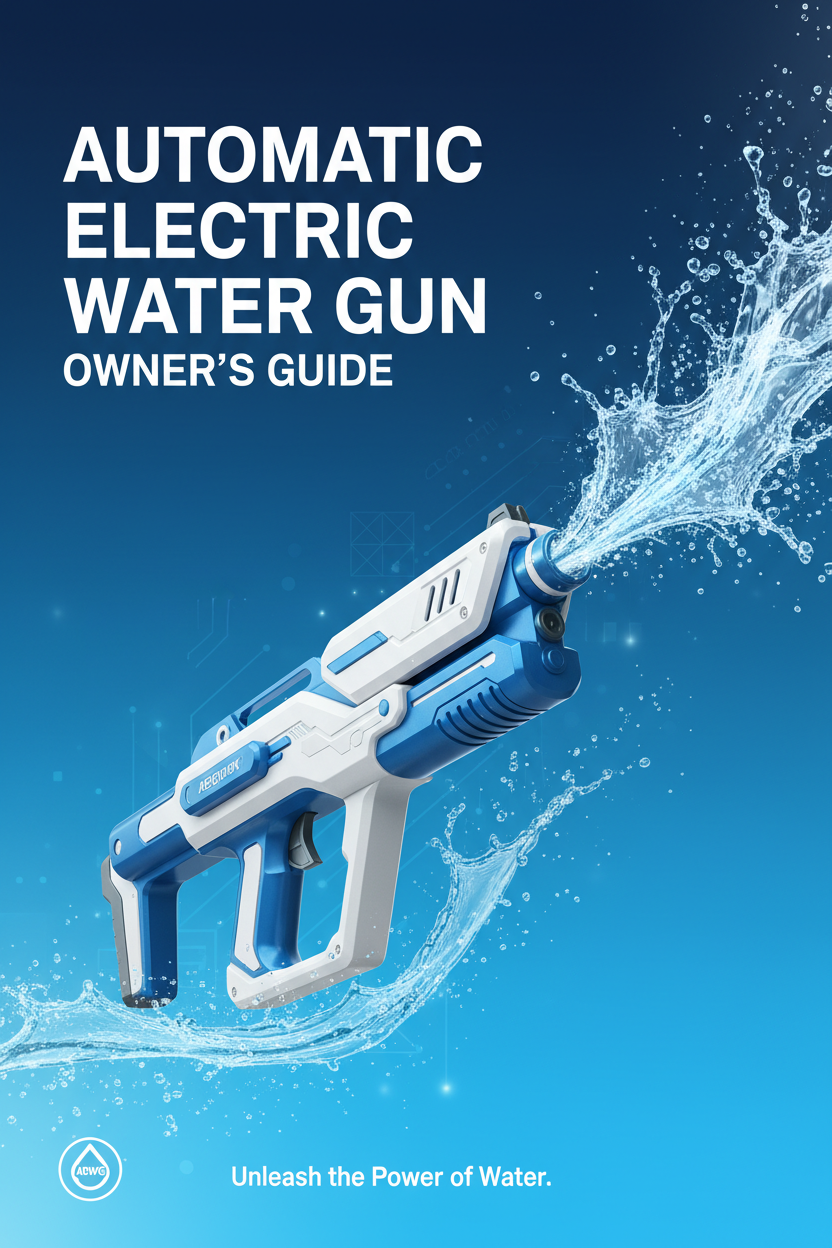 Owner's Guide cover for the Automatic Electric Water Gun